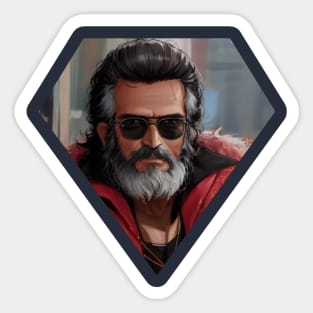 Rajinikanth t-shirt design Sticker